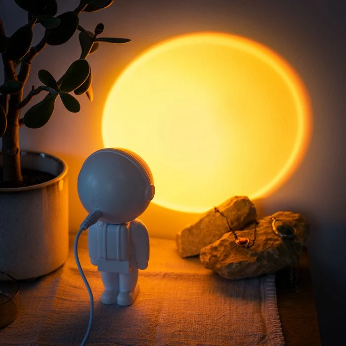Lampe Astronaute Avec Coucher De Soleil 3 Lampe Astronaute Avec Coucher De Soleil