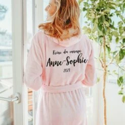 Peignoir Personnalisé Avec Nom