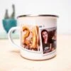 Tasse En Métal Personnalisable Avec Photos -CADEAUX FOLIES Soldes emaille becher polaroid 01 1