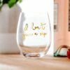 Verre à Vin Géant I Don't Give A Sip 2 Verre à Vin Géant I Don't Give A Sip -CADEAUX FOLIES Soldes glass idontgiveasip 01