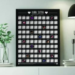 Poster à Gratter - 100 Positions De Kamasutra