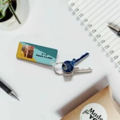 Porte-clés Personnalisé Avec Photo Et Texte