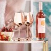 Verres à Vin Rose Gold - Lot De 2 -CADEAUX FOLIES Soldes rose gold glasses 2