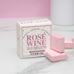 Bombes De Douche Façon Spa Aux Senteurs D’alcool - Rosé Wine