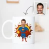 Mug Personnalisé Super-héros Avec Visage -CADEAUX FOLIES Soldes superhelden tasse mit gesicht