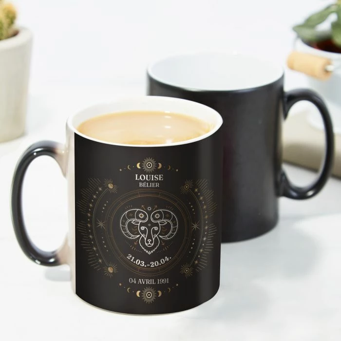 Mug Magique Personnalisé Avec Signe Astrologique 3 Mug Magique Personnalisé Avec Signe Astrologique
