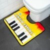Tapis WC Piano -CADEAUX FOLIES Soldes toilet piano 1 1
