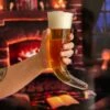 Corne à Boire Viking En Verre
