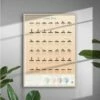 Poster Positions De Yoga -CADEAUX FOLIES Soldes yoga flow poster 1